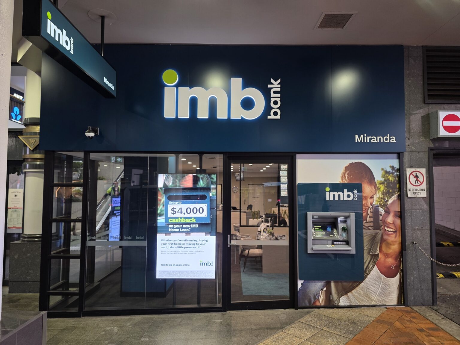 IMB Bank branch Miranda, NSW (2026)