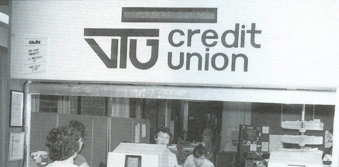 VTU Credit Union Teller ca. 1970s