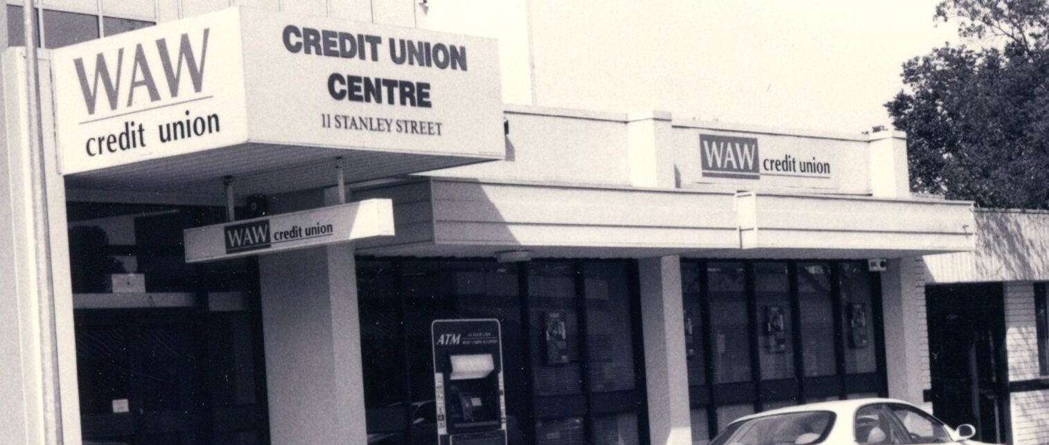 WAW Credit Union head office in Wodonga, Vic (2000)