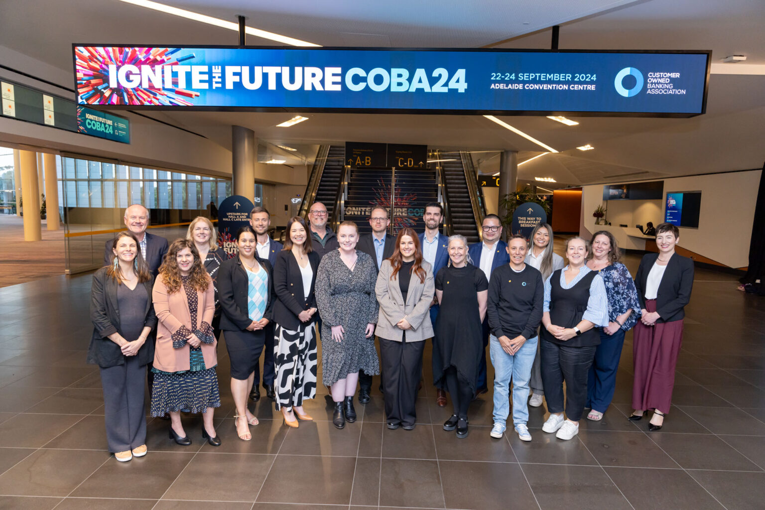 COBA staff at COBA24 in Adelaide.